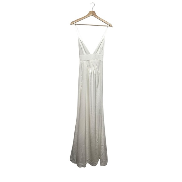 NWOT REVOLVE LOVERS & FRIENDS Anyssa Gown White S - Picture 6 of 12